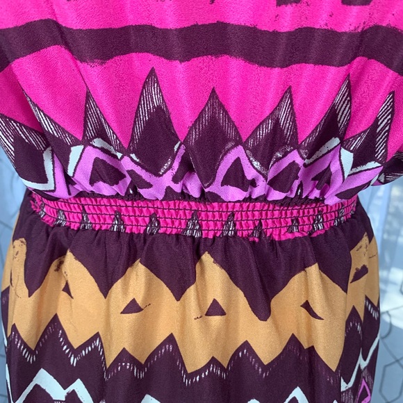 Ann Taylor Loft Tribal Print Maxi Dress XS - Picture 3 of 6